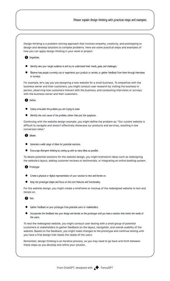 ChatGPT explainer example